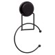 Полотенцедержатель кольцо FIXSEN Magic Black (FX-45011)