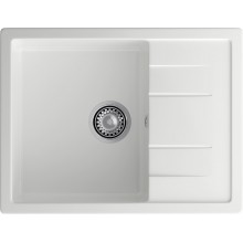 GRANFEST Мойка композит QUADRO GF-Q--650L чаша с крылом  650*500мм  иней  арт.GF-