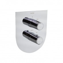 Встраиваемый термостатический смеситель для душа TZAR 348712S на 2 выхода