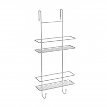 Полка для душевой кабины двухэтажная серый Fixsen FX-740-2