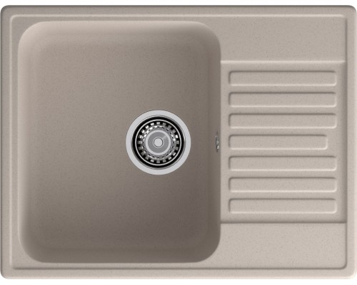 GranFest QUARZ (ECO-13) Мойка чаша+кр 620*480 (песок)