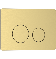 Кнопка смыва IBERICA BLANCA INOX-O нержавеющая сталь, золото матовое (IB.B081.005.003)