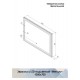 Зеркало Mercury LED 1200x700