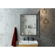 Зеркало-шкаф Mirror Box black Led 600х800