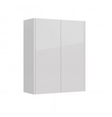 Шкаф Lemark COMBI 60 см подвесной, 2-х дверный, цвет корпуса, фасада: Белый глянец