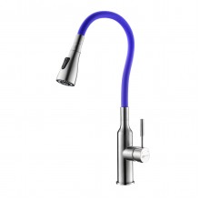 Expert Смеситель для кухни, гиб.излив 203мм, р/ОД, матовый/фиолетовый, LM, LM5082S-Violet