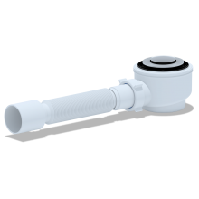 Сиф. для душ. под.1 1/2**50 с г/т 375 хром, клик-клак (сетка), ANI PLAST