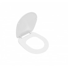 ERA Сиденье с крышкой дюропласт, антибак., с хром. металл. петлями, с механизмом Slowclose. JIKA