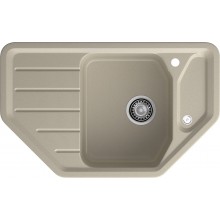 GRANFEST Мойка композит CORNER  GF-C--800E угловая 800*500мм  топаз  арт.F-