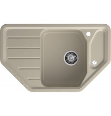 GRANFEST Мойка композит CORNER  GF-C--800E угловая 800*500мм  топаз  арт.F-