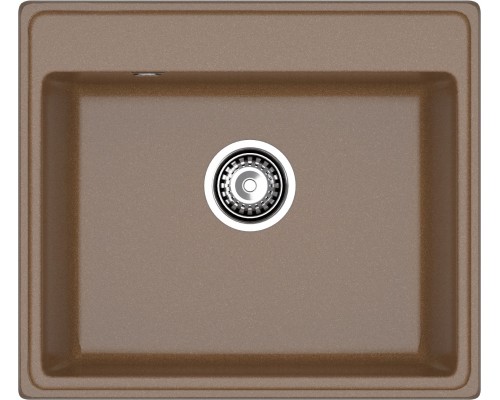 GRANFEST Мойка композит VERTEX, GF-V-580, чаша 580*500, терракот