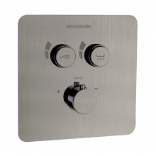 Встраиваемый термостатический смеситель для душа RS SMART 85T201SNC никель брашированный на 2 выхода