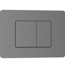Кнопка смыва IBERICA BLANCA INOX-C нержавеющая сталь, вороненая сталь (IB.B011.008.000)