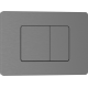 Кнопка смыва IBERICA BLANCA INOX-C нержавеющая сталь, вороненая сталь (IB.B011.008.000)