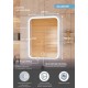 Зеркало Glamour LED 700х900 с подогревом