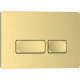 Кнопка смыва IBERICA BLANCA ESTI-R ABS-пластик, золото матовое (IB.B021.005.000)