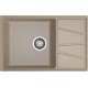 GRANFEST Мойка композит VERTEX, GF-V-780L, чаш+кр 780*500, песочный