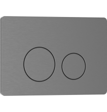 Кнопка смыва IBERICA BLANCA INOX-О нержавеющая сталь, вороненая сталь (IB.B081.008.000)