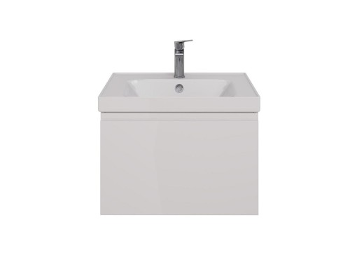 Тумба Lemark VEON MINI 60 см под 1 раковину, подвесная,1 ящик, цвет корпуса, фасада: Белый глянец Тумба Lemark VEON MINI 60 см под 1 раковину, подвесная,1 ящик, цвет корпуса, фасада: Белый глянец