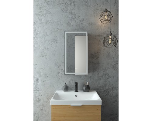Зеркало-шкаф Allure LED 350х650 правый