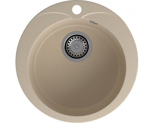 GRANFEST Мойка композит RONDO GF-R--480, 1-чаша D=475 мм кашемир арт.GF-
