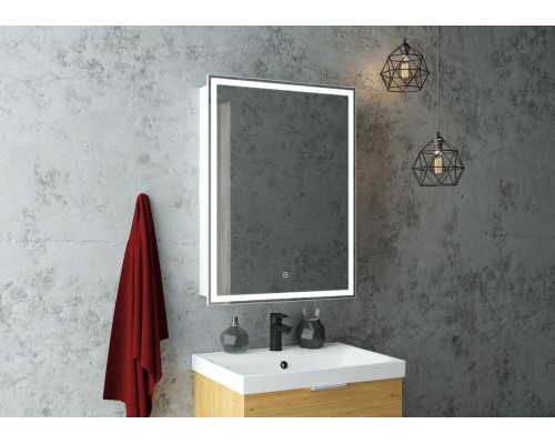 Зеркало-шкаф Allure LED 600х800 правый с розеткой