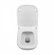 GAP (нап., подв., пристав.)/GAP CLEAN RIM (подв.) Сиденье тонкое дюроп.Soft Close.  ROCA