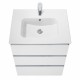 GAP Тумба под раковину GAP 60, белый глянец, 3 ящ., ROCA