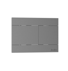Кнопка смыва IBERICA BLANCA INOX-R нержавеющая сталь, вороненая сталь (IB.B015.02)