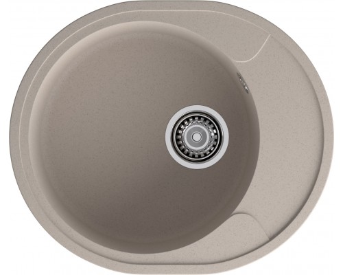 GRANFEST Мойка URBAN 857L  1-чаша+крыло 570*480мм песочный арт.GF-UR-
