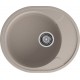 GRANFEST Мойка URBAN 857L  1-чаша+крыло 570*480мм песочный арт.GF-UR-
