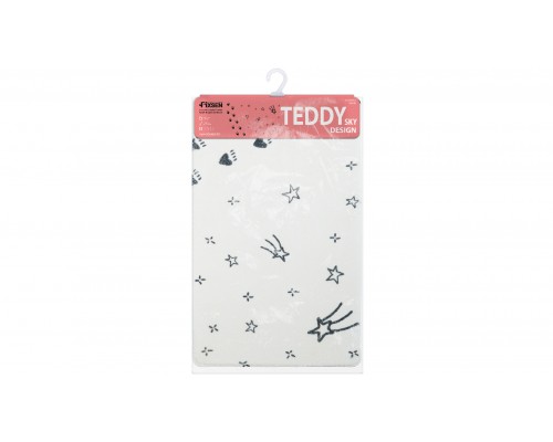 Коврик для ванной Fixsen Teddy Sky 1-ый FX-6001S, белый, 50х80см