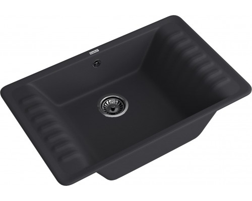 GranFest QUARZ (GF-ZW71) Мойка для кухни 760*480мм (черный)