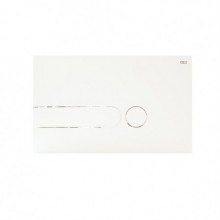 Панель механ. двойная  I-PLATE пластик, белый, OLI