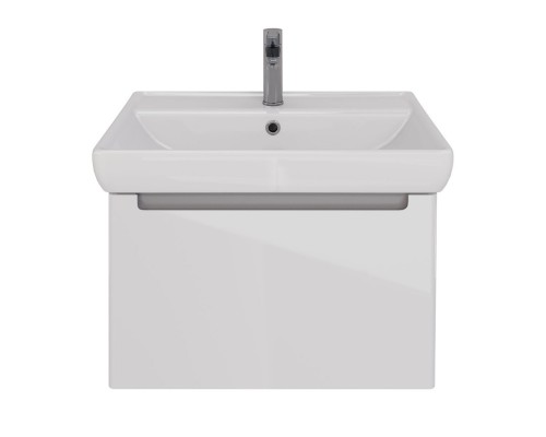 Тумба Lemark BUNO MINI 70 см под 1 раковину, подвесная, 1 ящик, цвет планки: Серый, цвет корпуса, фа Тумба Lemark BUNO MINI 70 см под 1 раковину, подвесная, 1 ящик, цвет планки: Серый, цвет корпуса, фа
