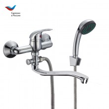 ПРОРАБ Смеситель для ванны с коротким изливом, одноручный, СЛАВЕН, Р30