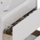 Тумба Lemark COMBI 100 см под 1 раковину, подвесная/напольная, 2 ящика, цвет корпуса, фасада: Белый