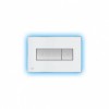 [313945] Кнопка управления AlcaPlast M1470-AEZ111 с цветной пластиной, светящаяся кнопка белая, свет голубой +29641 ₽