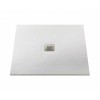 [332492] Поддон Acquabella Base 90 x 90 см квадратный, из искусственного мрамора с сифоном и решеткой, цвет белый +64440 ₽