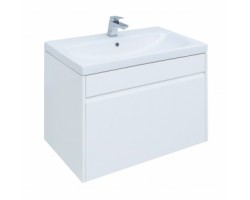 [446715] Тумба под раковину Aquanet Палермо 80 см подвесная, белый, 253587 +18080 ₽