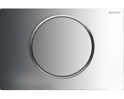 [81554] Клавиша Geberit Sigma Type 10 115.758.KH.5, одинарный смыв, рамка-глянцевый хром/кнопка-глянцевый хром/кольцо-матовый хр +16406 ₽