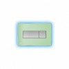 [313953] Кнопка управления AlcaPlast M1472 - AEZ111 с цветной пластиной, светящаяся кнопка зеленая, свет голубой +29641 ₽