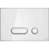 [321986] Смывная клавиша Cersanit Intera BU-INT/Whg/Gl, белая глянцевая стекло +1590 ₽
