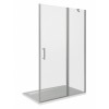 [332002] Душевая дверь в нишу Good Door Mokka WTW-120-C-WE, 120 х 185 см, стекло прозрачное, белый, МК00006 +21805 ₽