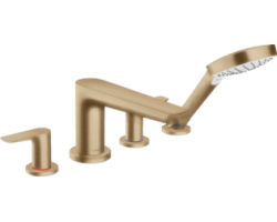 [336410] Смеситель Hansgrohe Talis E 71748140 для ванны, шлифованная бронза +70100 ₽
