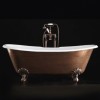 [368231] Чугунная ванна Devon&Devon Admiral 2MRADMIRALVARDD, 182 х 81 см, цвет: cостаренная медь/белый, ножки EAGLE cостаренная  +796797 ₽