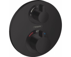 [400959] Смеситель Hansgrohe Ecostat S для душа с термостатом, черный матовый, 15758670 +76800 ₽