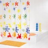 [518939] Штора для ванной комнаты Ridder Splash 180 x 200 см, белый/желтый, 33820 +2603 ₽