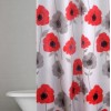 [519459] Штора для ванной комнаты Ridder Poppy, Aqm 180 x 200 см, красный, 303190 +1393 ₽