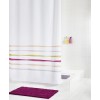 [522055] Штора для ванной комнаты Ridder San Marino 180 x 200 см, белый/фиолетовый, 46920 +4714 ₽